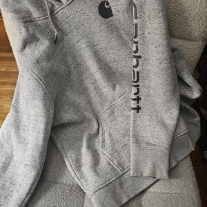 Carhartt Men's Gray Hoodie Sweater